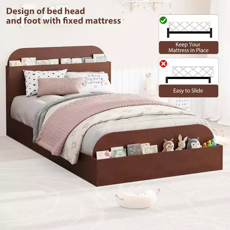 Acekool Diván Doble con Nido, Estructura de Sofá Cama Tapizado con Cajones de Almacenamiento, Cama Moderna para Sala de Estar o Dormitorio