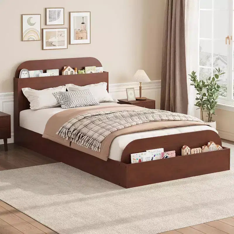 Acekool Diván Doble con Nido, Estructura de Sofá Cama Tapizado con Cajones de Almacenamiento, Cama Moderna para Sala de Estar o Dormitorio