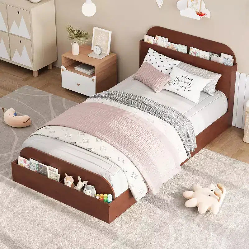 Acekool Diván Doble con Nido, Estructura de Sofá Cama Tapizado con Cajones de Almacenamiento, Cama Moderna para Sala de Estar o Dormitorio