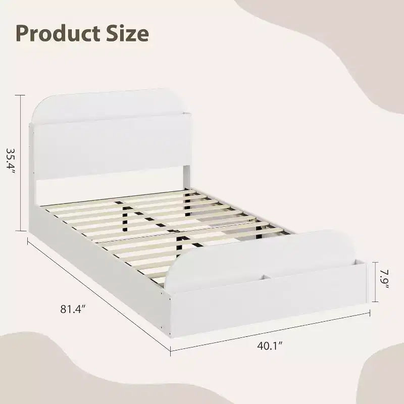 Acekool Diván Doble con Nido, Estructura de Sofá Cama Tapizado con Cajones de Almacenamiento, Cama Moderna para Sala de Estar o Dormitorio