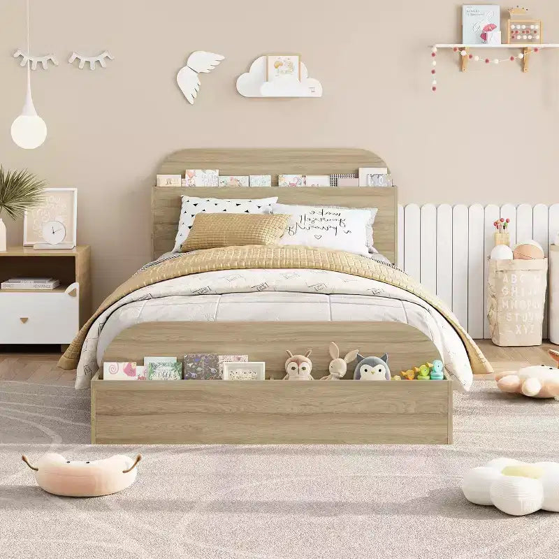 Acekool Diván Doble con Nido, Estructura de Sofá Cama Tapizado con Cajones de Almacenamiento, Cama Moderna para Sala de Estar o Dormitorio