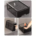 Organizador extraíble para muebles de cocina, estantes extraíbles para despensa, cajones de almacenamiento extraíbles de metal sin necesidad de taladrar