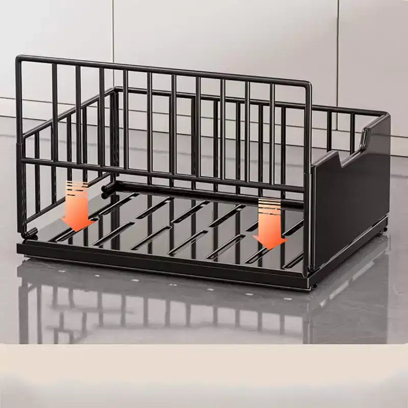 Organizador extraíble para muebles de cocina, estantes extraíbles para despensa, cajones de almacenamiento extraíbles de metal sin necesidad de taladrar