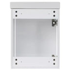 Tocador de baño TROPOW 16 con lavabo, mueble de tocador con puertas de cierre suave, mueble de baño de pared con lavabo flotante para espacios pequeños