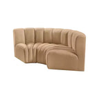 Meridian Furniture, Sofá modular de terciopelo Arc