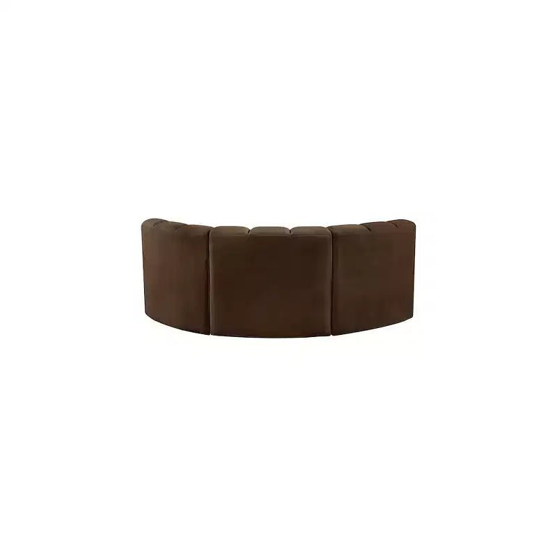 Meridian Furniture, Sofá modular de terciopelo Arc