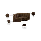 Meridian Furniture, Sofá modular de terciopelo Arc
