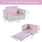 Sofá cama individual plegable para niños de 1 pieza Karl Home Full Sponge