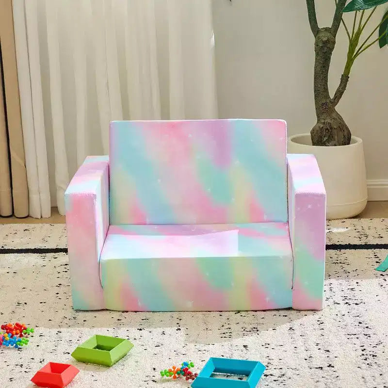 Sofá cama individual plegable para niños de 1 pieza Karl Home Full Sponge