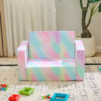 Sofá cama individual plegable para niños de 1 pieza Karl Home Full Sponge