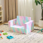 Sofá cama individual plegable para niños de 1 pieza Karl Home Full Sponge