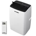 Heynemo 14,000 BTU 3-in-1 Portable Air Conditioner with Heat, Dehumidifier & Fan, Smart WiFi Control, Quiet AC for Bedroom, Office, White