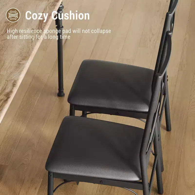 Juego de mesa de comedor para 4 personas con 4 sillas de metal y mesa de comedor rectangular moderna de madera para interiores, 5 piezas