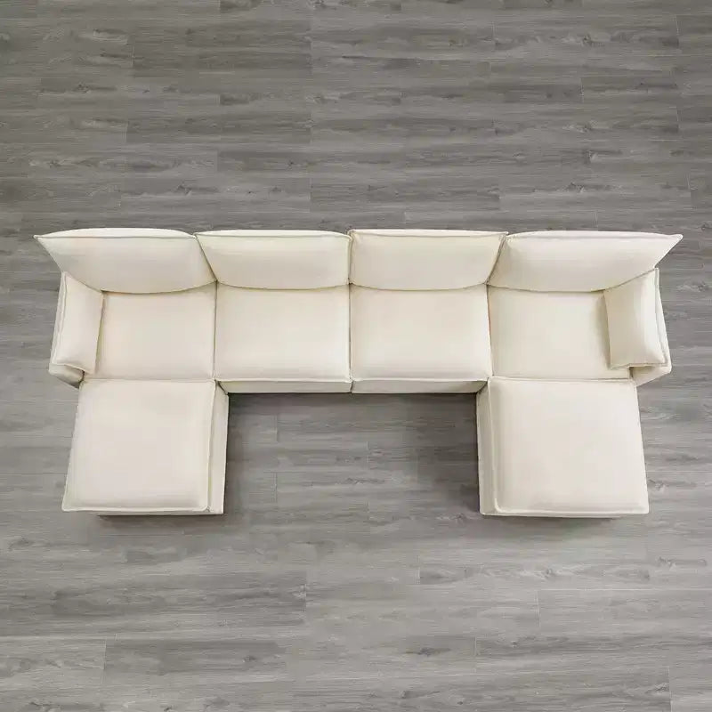 Sofá Seccional Modular de 3 Piezas de Gran Tamaño Spruce & Spring para Sala de Estar