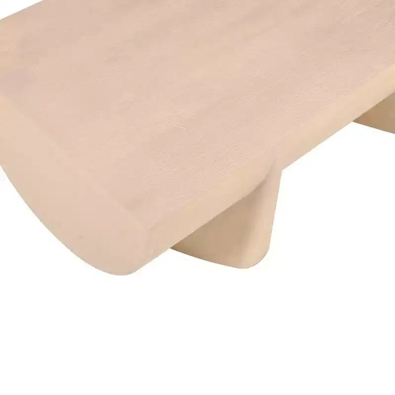 Mesa de centro Royal Hampton | Diseño de troncos de 48 | Madera de mango natural hecha a mano