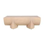 Mesa de centro Royal Hampton | Diseño de troncos de 48 | Madera de mango natural hecha a mano