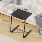 Juego de 2 bandejas de TV ajustables, bandeja de TV para cenar en la cama y el sofá, cómoda mesa de bandeja de TV con 6 ajustes de altura y 3 de ángulo de inclinación