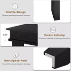 Mesa de comedor de casa de campo para 8 personas, mesas de cocina de madera de 180 cm de largo, marco de madera resistente