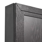 PexFix 62 An x 36 Al Gabinete Aparador con Bufé de Estilo Rústico para Cocina con Estantes Ajustables para Cocina, Comedor, Sala de Estar, Negro