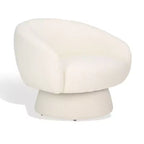 Sillón giratorio Petryna Boucle - SFV4822 - Marfil - Safavieh Couture