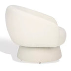 Sillón giratorio Petryna Boucle - SFV4822 - Marfil - Safavieh Couture