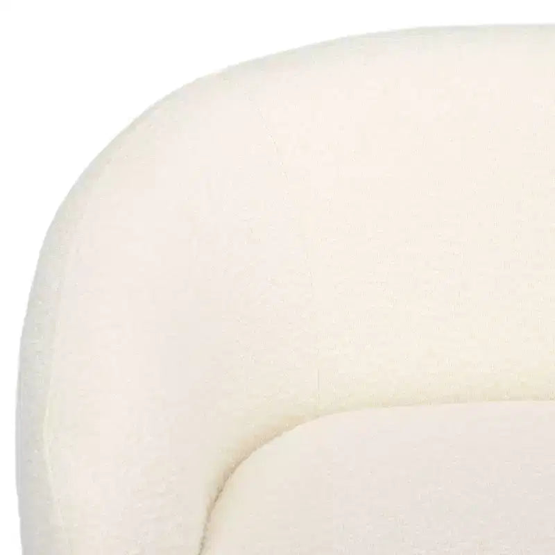 Sillón giratorio Petryna Boucle - SFV4822 - Marfil - Safavieh Couture