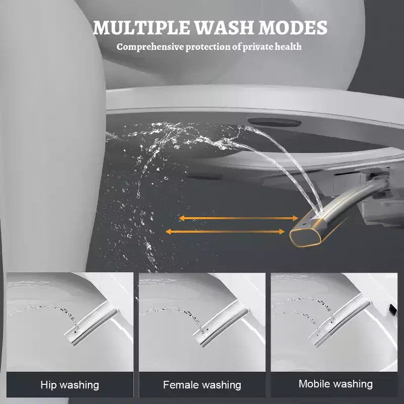 Dyonery smart toilet, built-in bidet, warm air drying, automatic lid opening, wireless remote control