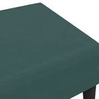 CLIHOME Taburete otomano moderno, puf tapizado en terciopelo para reposapiés, asiento decorativo compacto para sala de estar