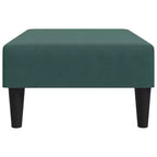 CLIHOME Taburete otomano moderno, puf tapizado en terciopelo para reposapiés, asiento decorativo compacto para sala de estar