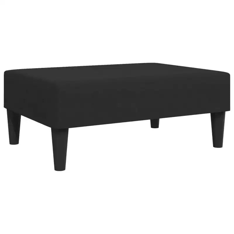 CLIHOME Taburete otomano moderno, puf tapizado en terciopelo para reposapiés, asiento decorativo compacto para sala de estar