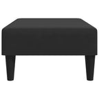 CLIHOME Taburete otomano moderno, puf tapizado en terciopelo para reposapiés, asiento decorativo compacto para sala de estar