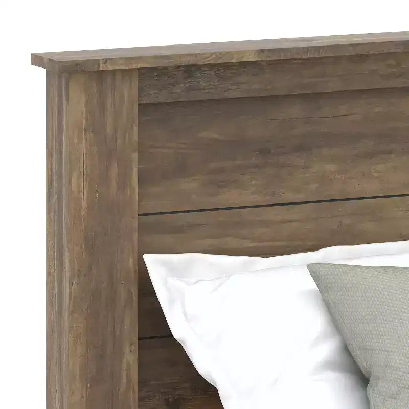 Cama Galano King Tiena Lencia con cabecero, roble nudoso