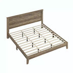 Cama Galano King Tiena Lencia con cabecero, roble nudoso