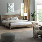Cama Galano King Tiena Lencia con cabecero, roble nudoso
