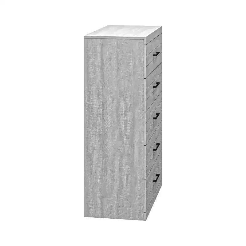 Cómoda Galano Hamsper de 5 cajones (con bloqueo) - Roble gris polvoriento