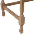 GDFStudio Crista Escritorio tradicional de madera con 1 cajón