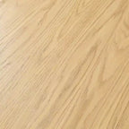 PexFix Mesa de Comedor Redonda de Madera Maciza de 60 pulgadas de Alto, Mesa de Cocina para 6-8 Personas con Tablero y Base Cónica para Sala de Estar/Comedor, Oficina, en Color Natural