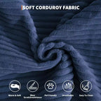Sofá cama convertible de 78.8'' con almohadas, sofá de pana 5 en 1, sofá plegable con estructura de forma fija, no requiere montaje