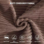 Sofá cama convertible de 78.8'' con almohadas, sofá de pana 5 en 1, sofá plegable con estructura de forma fija, no requiere montaje