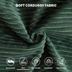 Sofá cama convertible de 78.8'' con almohadas, sofá de pana 5 en 1, sofá plegable con estructura de forma fija, no requiere montaje