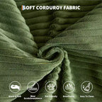 Sofá cama convertible de 78.8'' con almohadas, sofá de pana 5 en 1, sofá plegable con estructura de forma fija, no requiere montaje