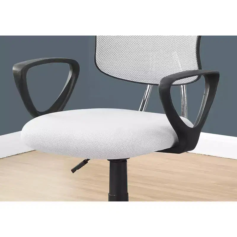 Okak Ergonomic Office Chair with Wheels, Computer Chair with Adjustable Height and Armrests, Comfy Chair for Home, Office