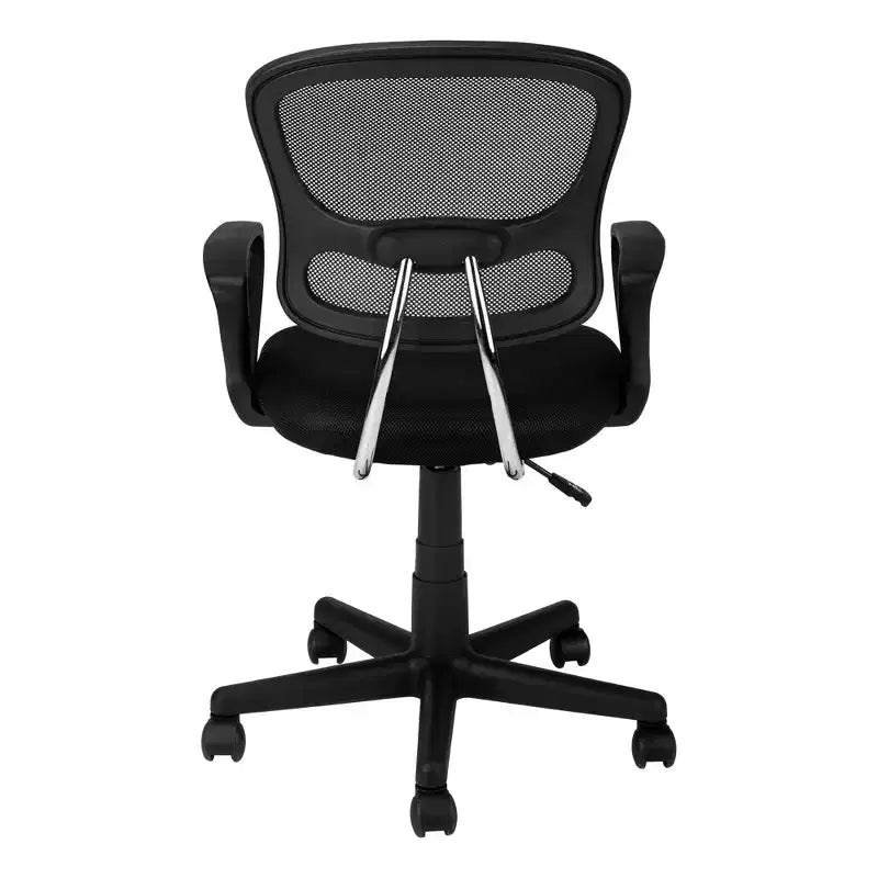 Okak Ergonomic Office Chair with Wheels, Computer Chair with Adjustable Height and Armrests, Comfy Chair for Home, Office