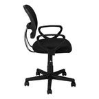 Okak Ergonomic Office Chair with Wheels, Computer Chair with Adjustable Height and Armrests, Comfy Chair for Home, Office