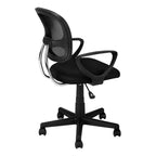 Okak Ergonomic Office Chair with Wheels, Computer Chair with Adjustable Height and Armrests, Comfy Chair for Home, Office