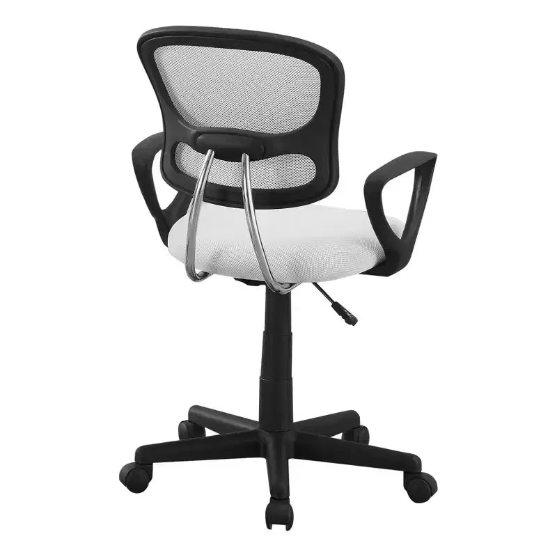 Ergonomic Office Chair with Wheels, Computer Chair with Adjustable Height and Armrests, Comfy Chair for Home, Office