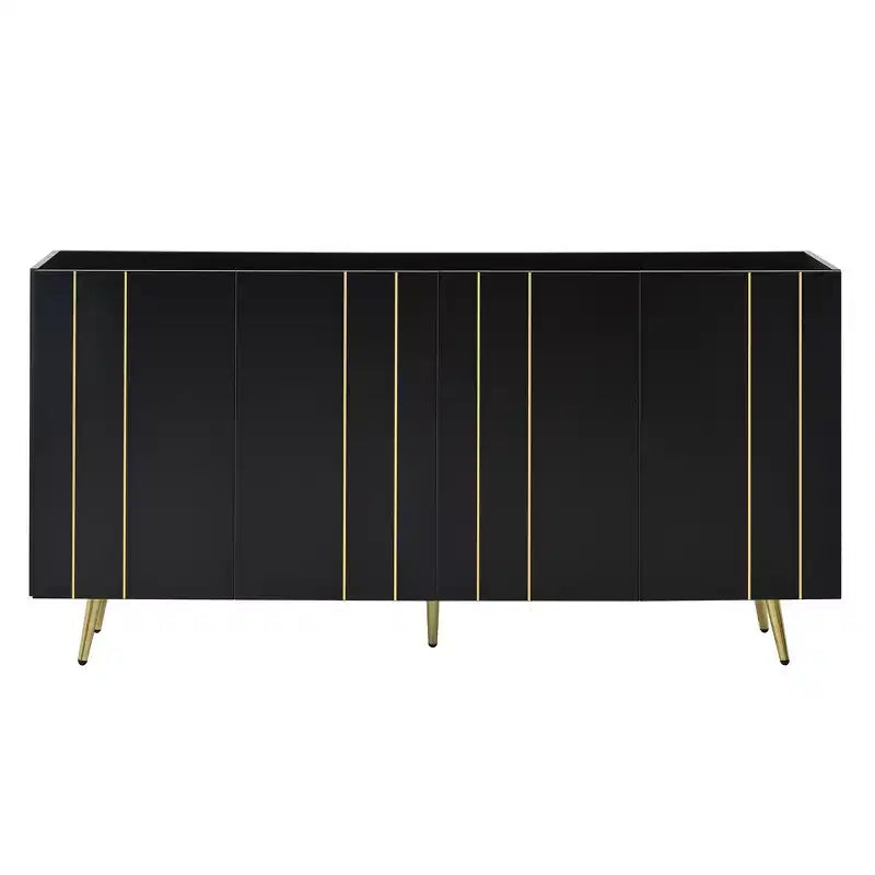 Okak Modern Shoe Cabinet, Freestanding Shoe Organizer with 2 Doors and 6 Shelves, Shoe Storage Cabinet for Entryway, Living Room, Hallway