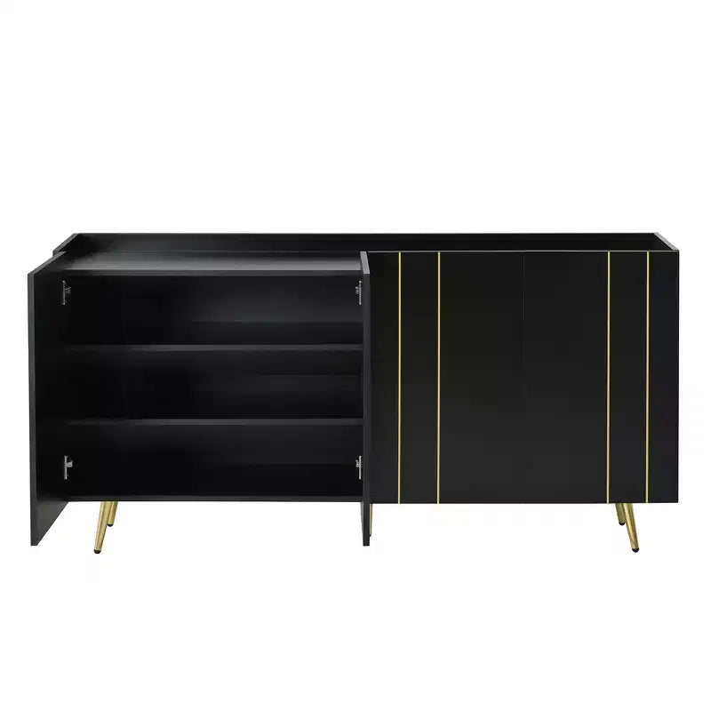 Okak Modern Shoe Cabinet, Freestanding Shoe Organizer with 2 Doors and 6 Shelves, Shoe Storage Cabinet for Entryway, Living Room, Hallway