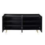 Okak Modern Shoe Cabinet, Freestanding Shoe Organizer with 2 Doors and 6 Shelves, Shoe Storage Cabinet for Entryway, Living Room, Hallway