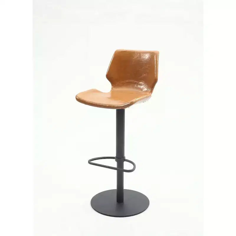 Taburete giratorio neumático de altura ajustable estilo vintage Chintaly Imports